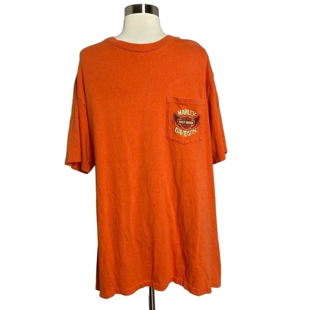 Harley Davidson Orange Columbia SC T-shirt XL